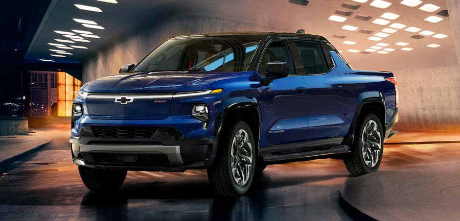 Новинка выставки Chevrolet Silverado EV купить аксессуары для пикапа цена