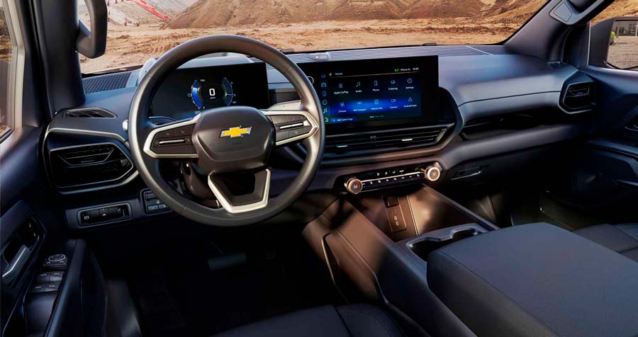 Интерьер электрического пикапа Сильверадо 2023 купить в Украине аксессуары цена оригинал доставка