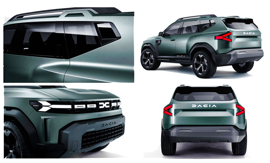 Возможный внешний вид Dacia Bigster купить в Украине цена с доставкой