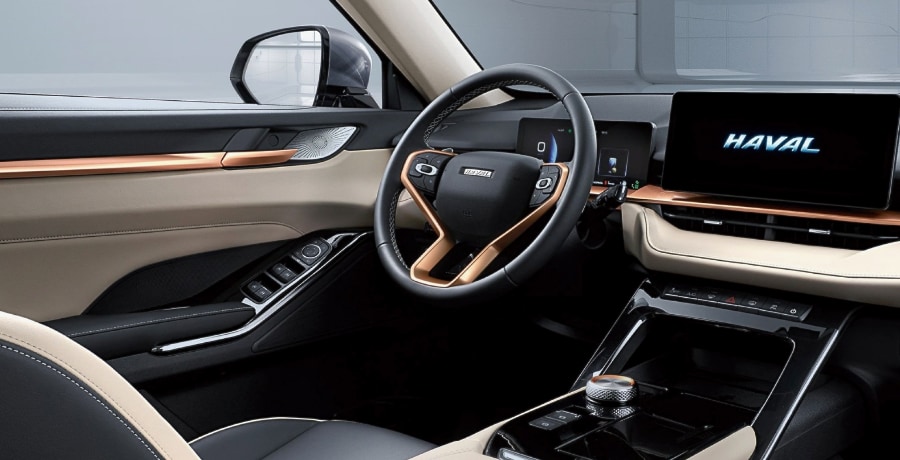Интерьер внедорожника Haval H6 GT купить в Украине презентация цена база