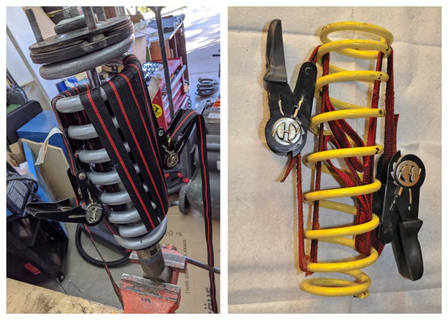 Как стянуть пружину амортизатора без инструментов дома купить запчасти для внедорожника в Украине цена Киев