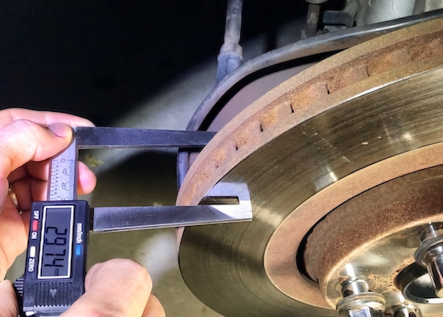 Чем измерить толщину тормозного диска цена Украина купить