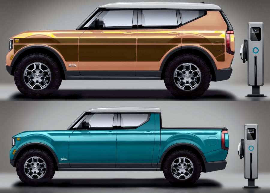 Концепт електричного пікапа та джипу Скаут аксесуари Україна ціна