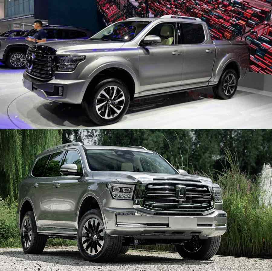 Shanhai Poer 2023 и Tank 500 в сравнении аксессуары для пикапов Украина купить