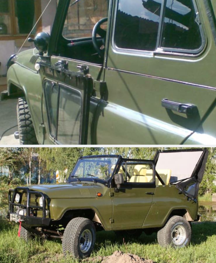 Відкидні вікна на УАЗ 469 тюнінг купити Україна Київ ціна тюнінг