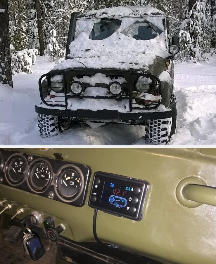 Автономний обігрівач на УАЗ 469 тюнінг в Україні