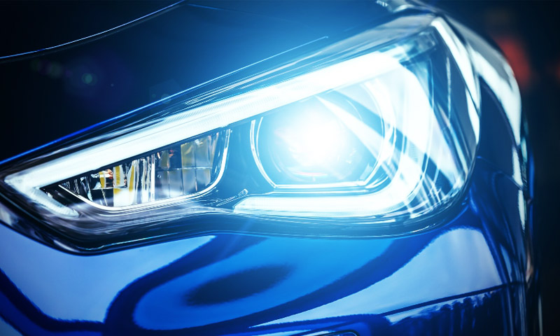 Светодиодные фары дальнего света