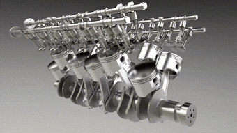 V-образные двигатели