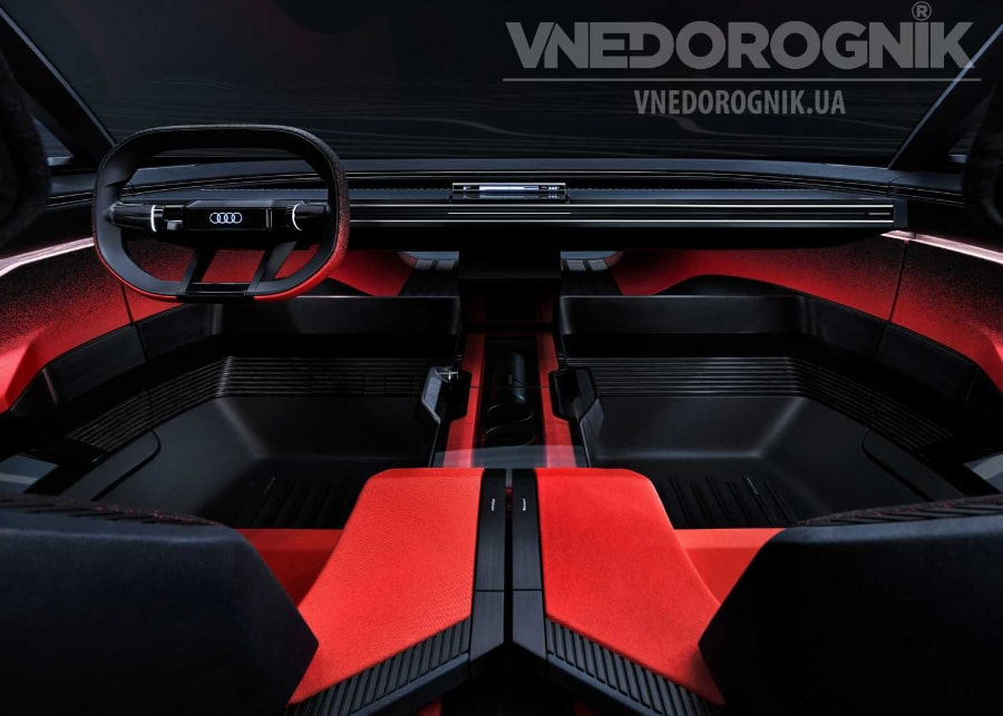 Возможный интерьер Audi E-Tron 4x4 Возможный интерьер Audi E-Tron 4x4