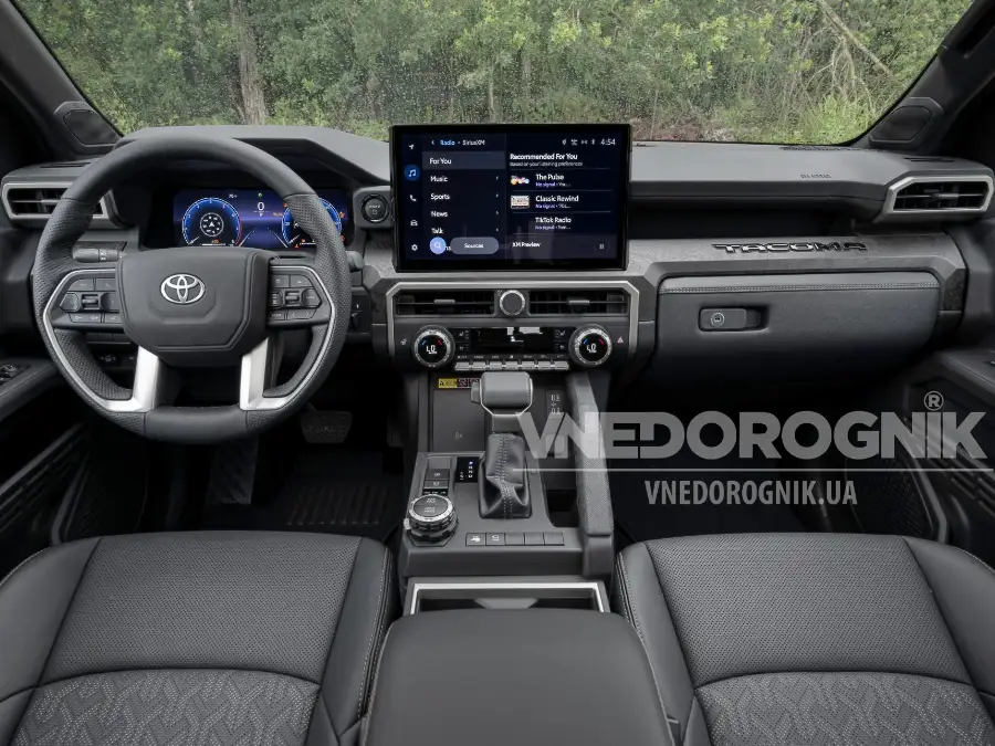 Інтер'єр нової Тойота Такома купити аксесуари ціна Україна