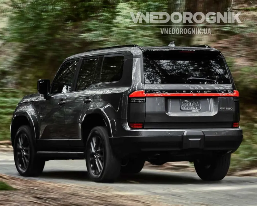 Lexus GX 2024 Задній вид кузова