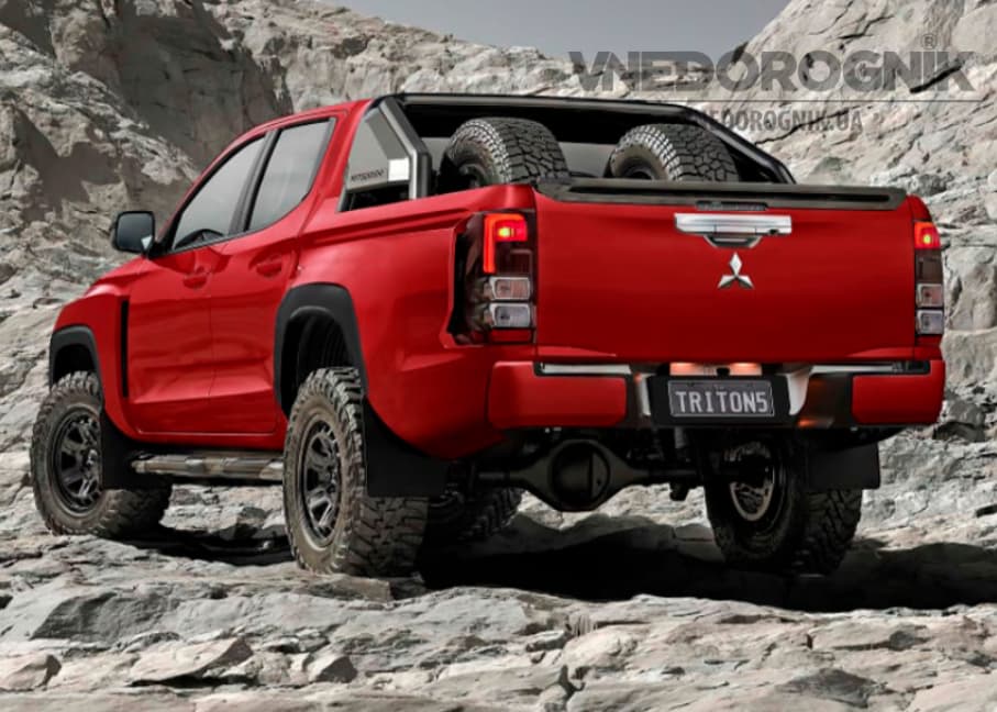 Дизайн нового поколения пикапа Мицубиси