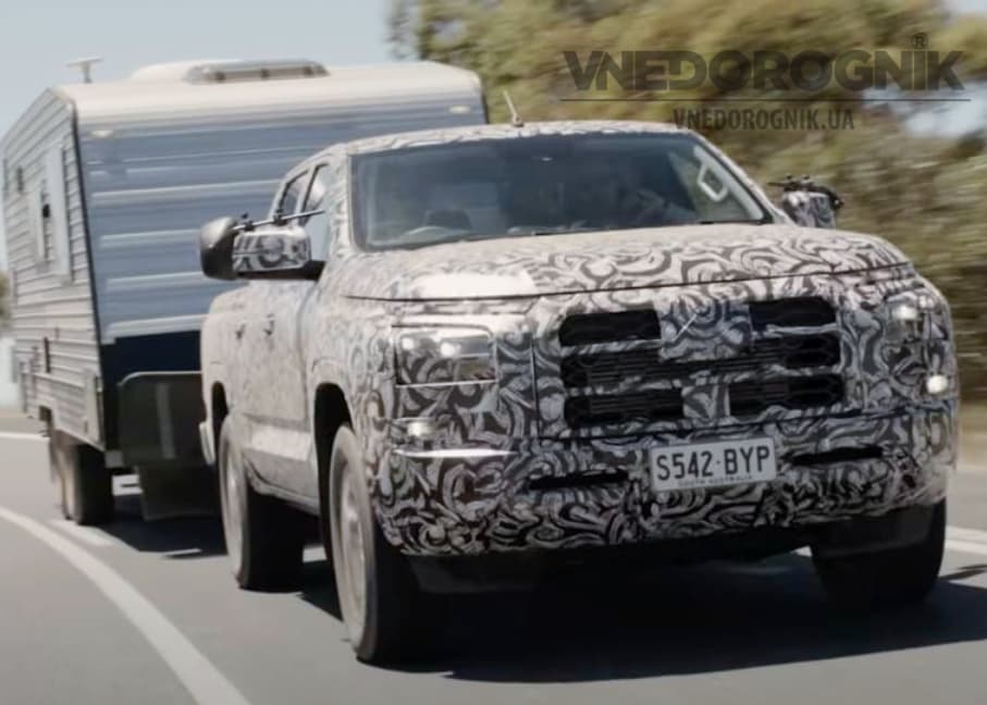 Шпионские фото нового пикапа Мицубиси