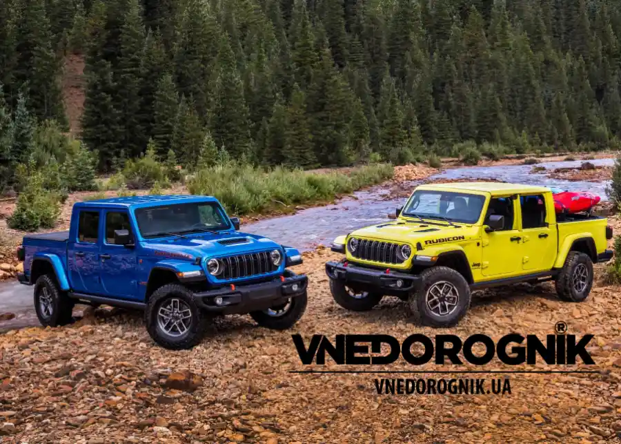 Новые версии Jeep Gladiator 2024 года Новые версии Jeep Gladiator 2024 года новый купить кунг в Украине