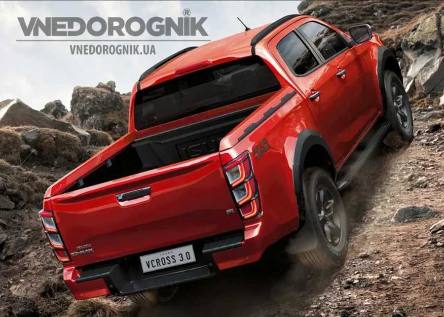 Екстерьер кузова пикапа Исузу Д-Макс 2024 купить кунг цена в Украине