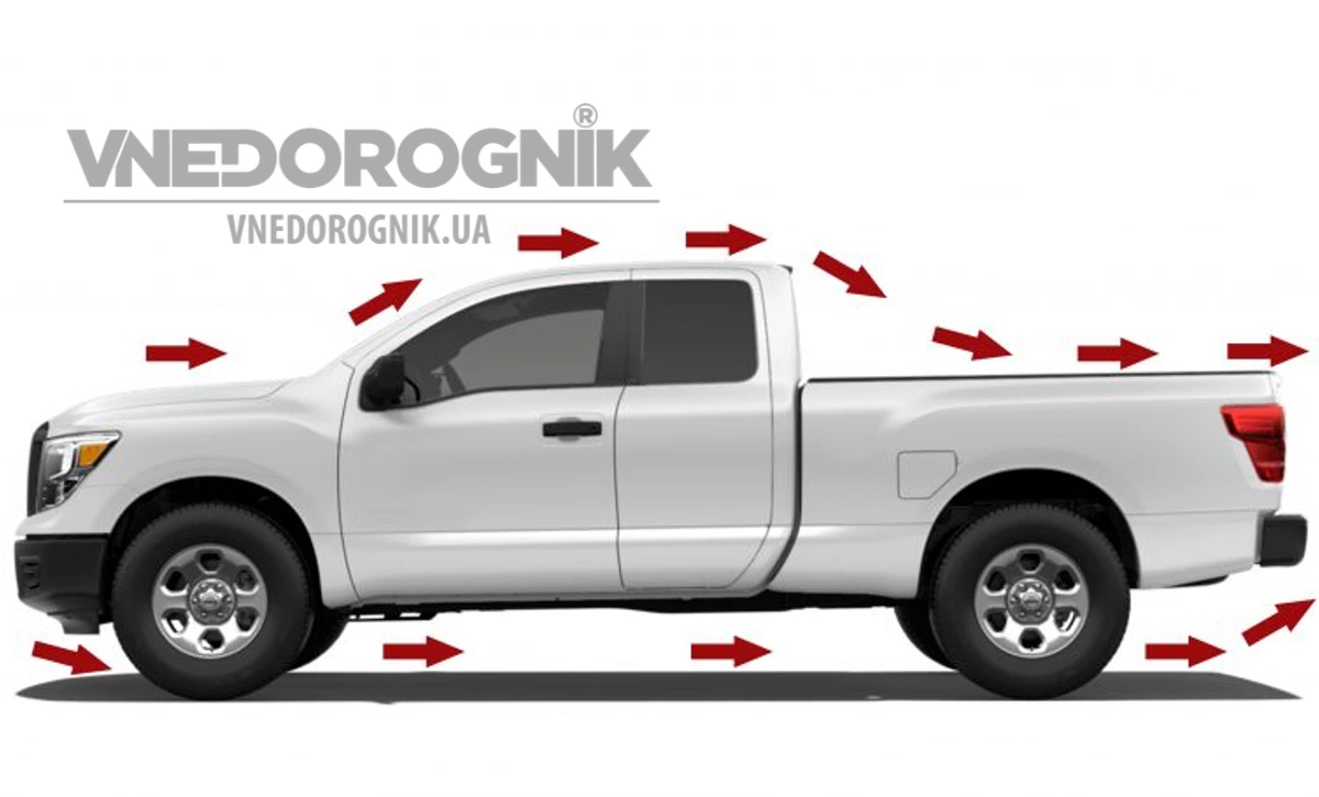 Аэродинамика ролета на пикапе купить в Украине цена