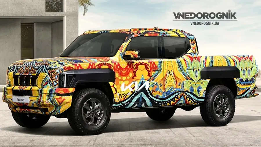 Новий пікап Kia Tasman Kia показала свій перший пікап Tasman