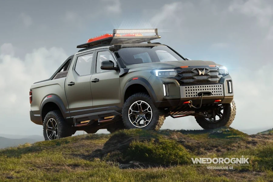 Дизайн Mahindra Global Pik Up