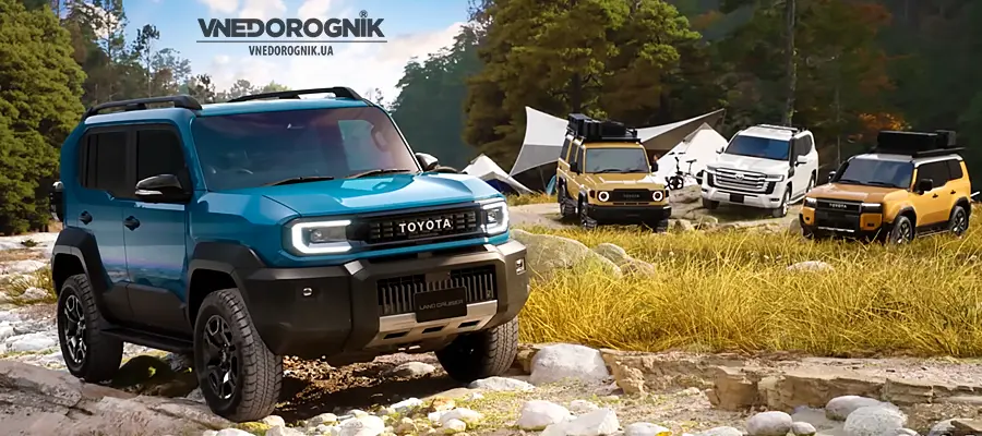 Toyota Land Cruiser lineup — Prado 250, 300 and the new FJ