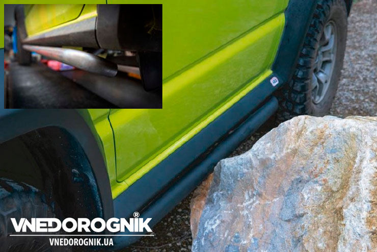 Преимущества порогов от ARB на Suzuki Jimny купить пороги для Jimny в Украине цена