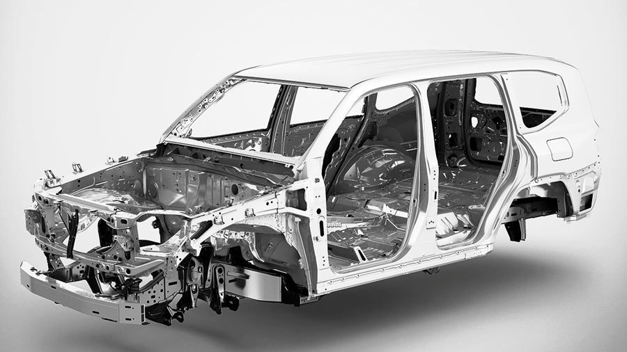 Фото кузова нового внедорожника Toyota 300