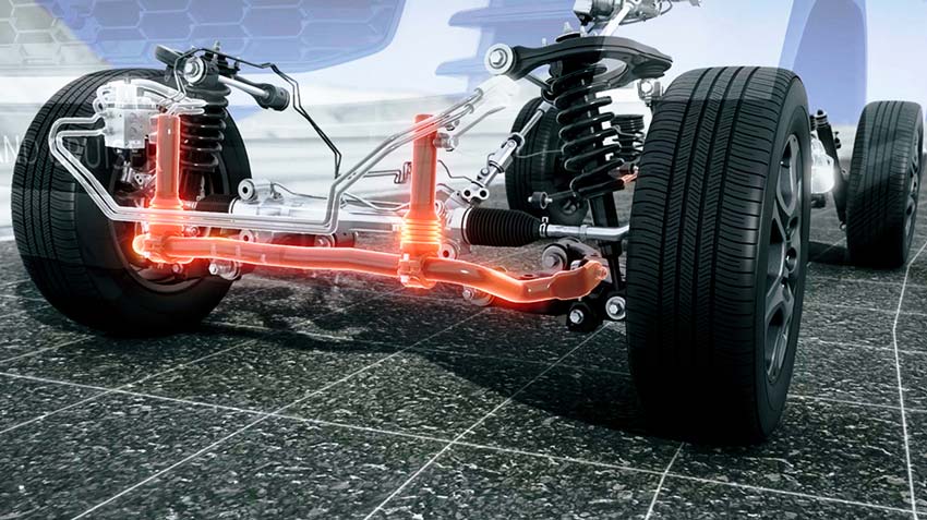 Вид системы E-KDSS для Toyota 300