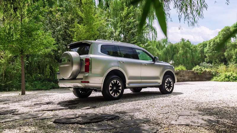 Вид сзади на Tank 600 от китайской компании презентация Great Wall