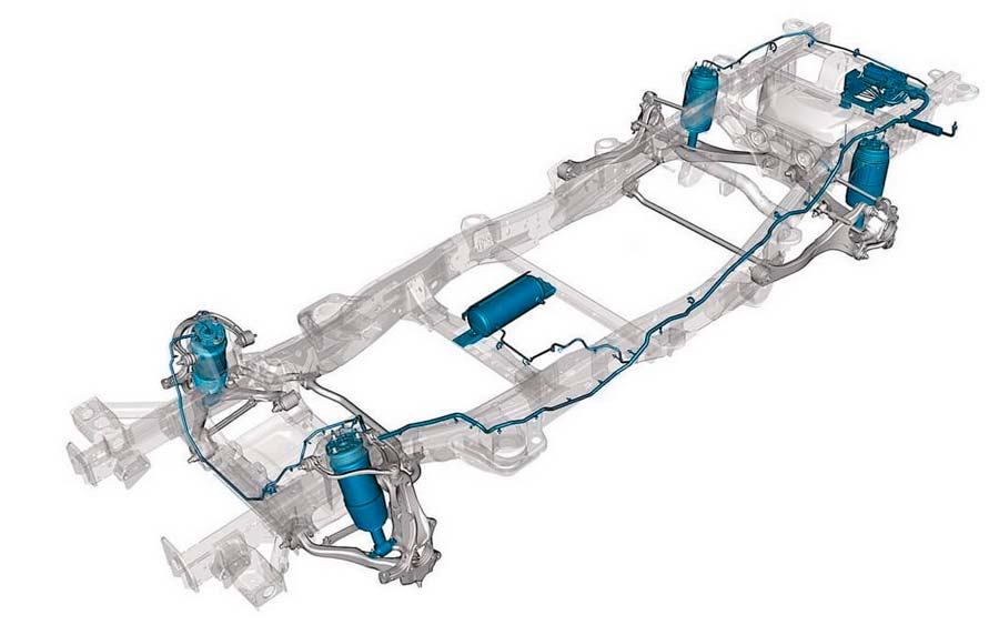 Адаптивная подвеска Air Ride Adaptive Suspension купить тюнинг для внедорожников Украина цена
