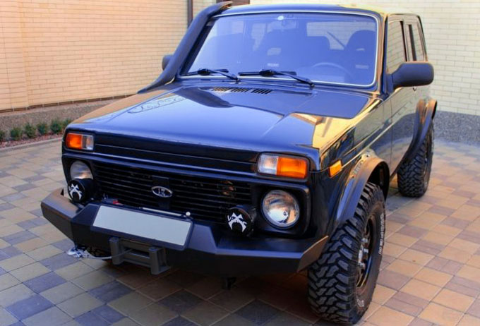 Как установить лебедку на ниву