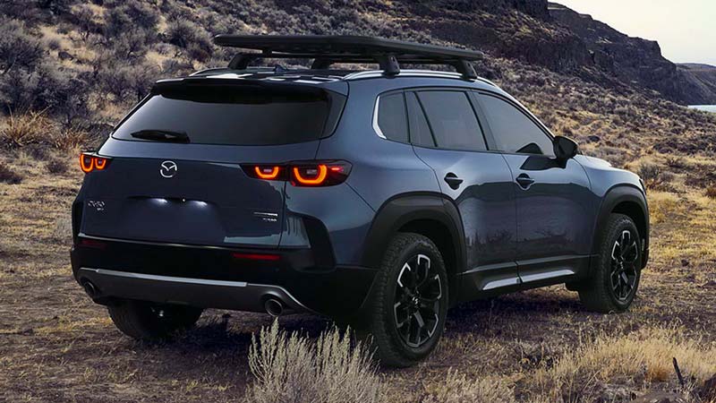 Вид сзади на новинку от Mazda купить запчасти для тюнинга в Украине на CX-5