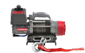 The winch is portable for quadrocycles come -up cub 4s - 12 volts - 1814 kg - 4000 lb