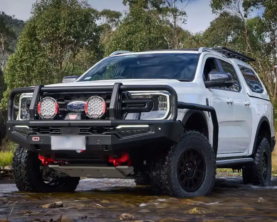 Передний силовой бампер под лебедку Summit MKII ARB - Ford Ranger 22+ ARB 3440600 (360 камера / 6 датчиков)