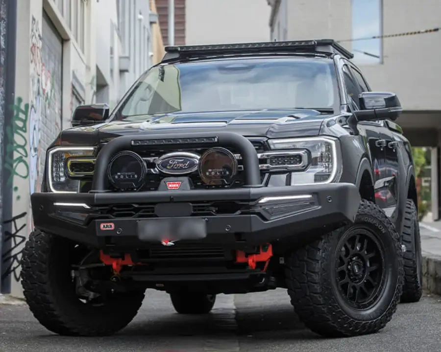 Передний силовой бампер под лебедку Sahara MKII ARB - Ford Ranger 22+ ARB 3940600 (360 камера / 6 датчиков)