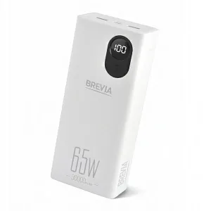 Универсальная мобильная батарея Brevia 30000mAh 65W Li-Pol, LCD