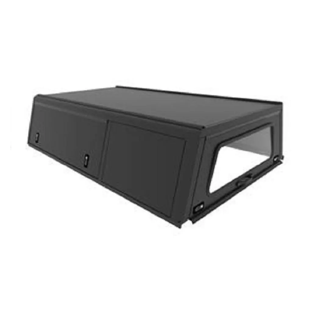 Кунг Alu-Cab для Ford Ranger от 2012 с одноместной кабиной и гладкими дверями черный