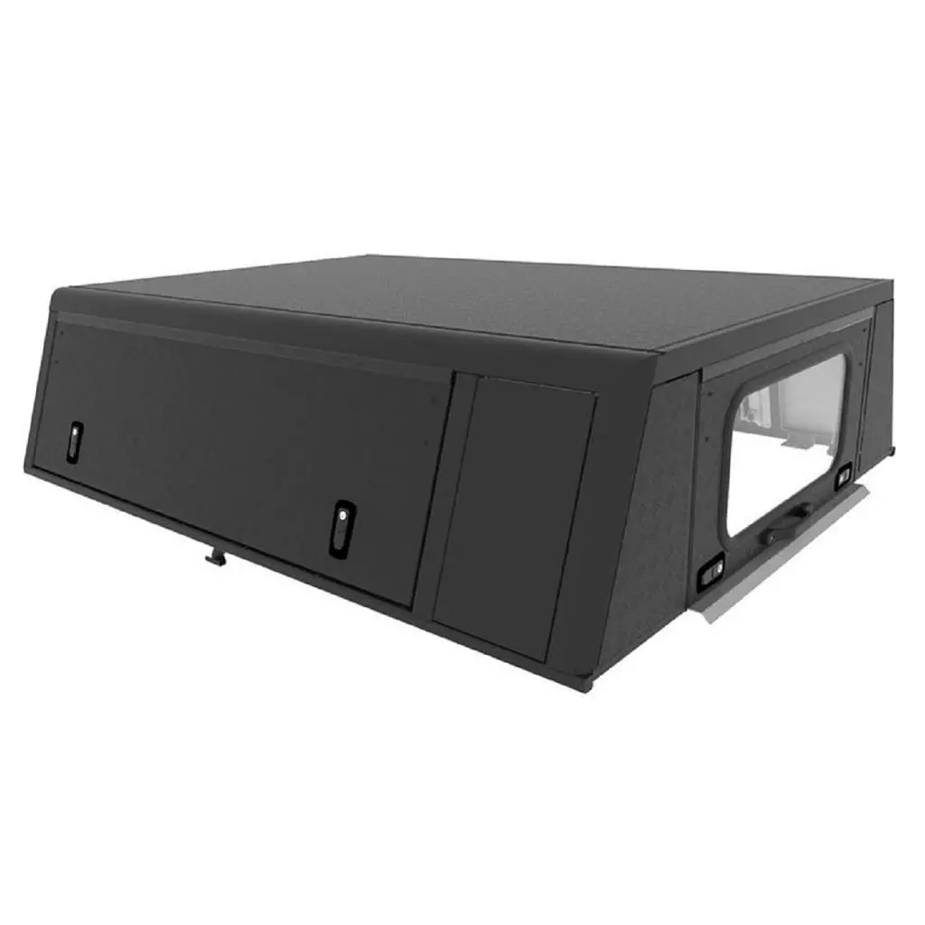 Кунг Alu-Cab для Ford Ranger від 2012 з додатковою кабіною рифленими дверима чорний