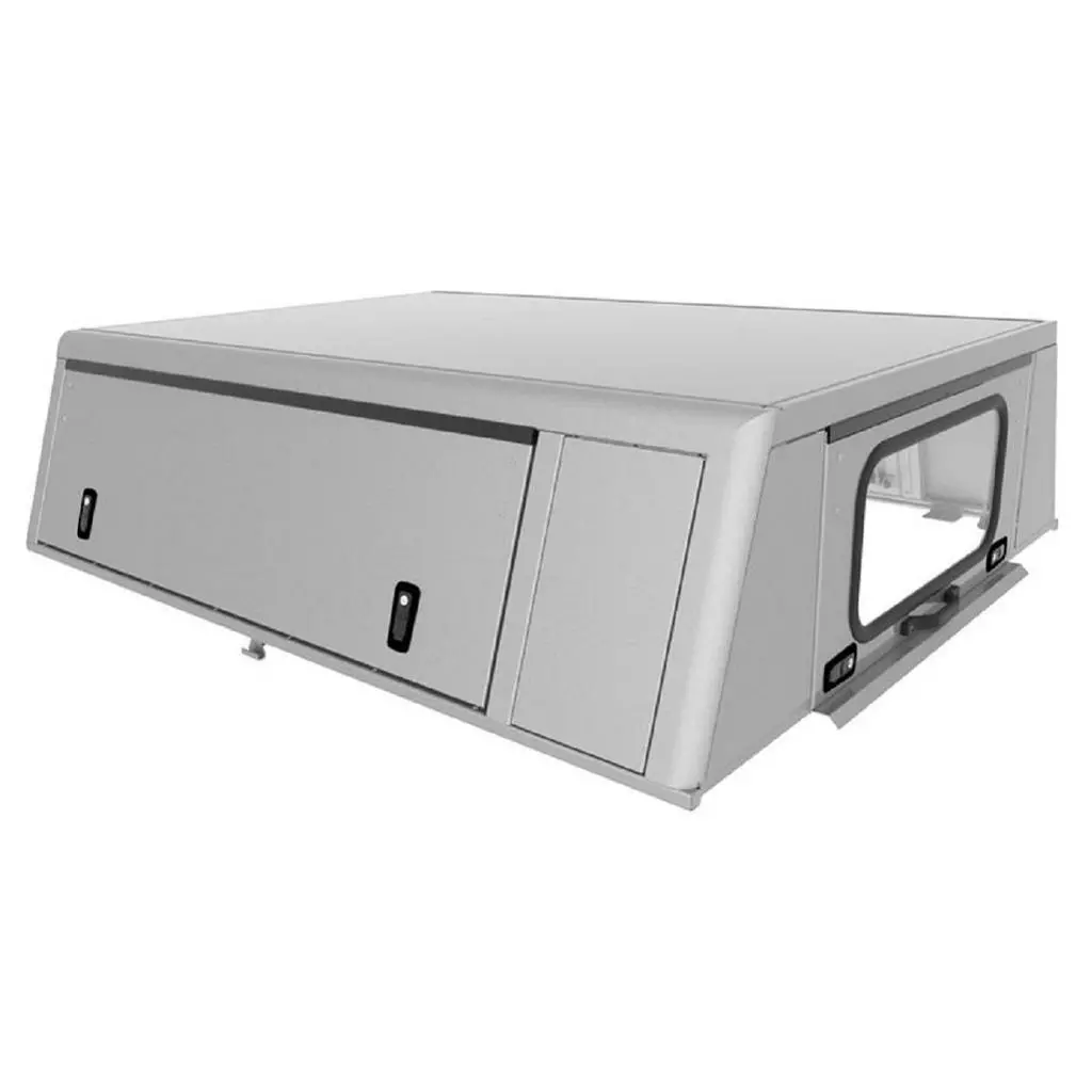 Кунг Alu-Cab для Ford Ranger от 2012 с гладкими дверями серый