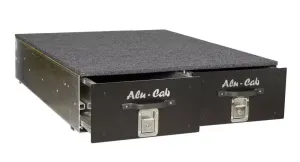 Двойной алюминиевый ящик в кабину Alu-Cab 750x431x228 мм
