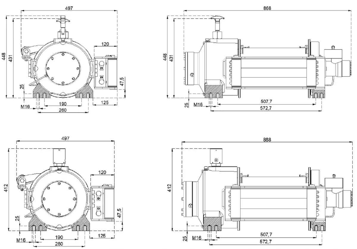 Купить лебедку HMW 10.0 PHT-EN