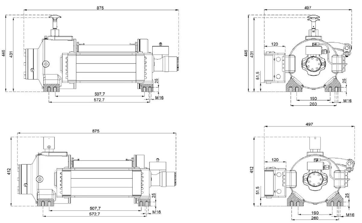 Купить лебедку HMW 12.0 PHT
