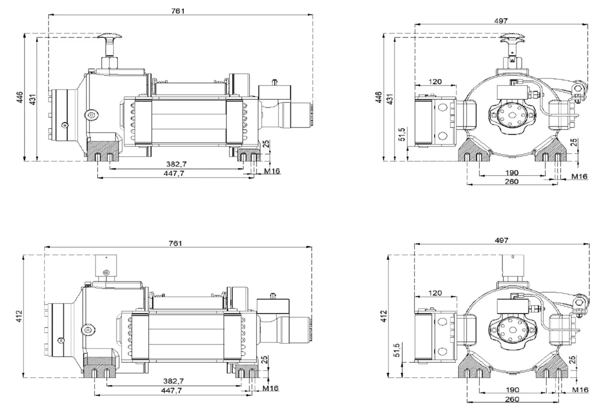 Купить лебедку HMW 15.0 PHT-K