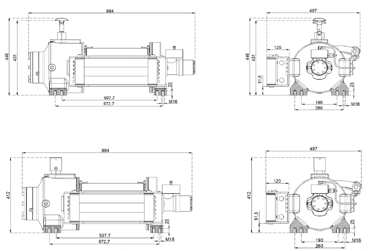 Купить лебедку HMW 15.0 PHT