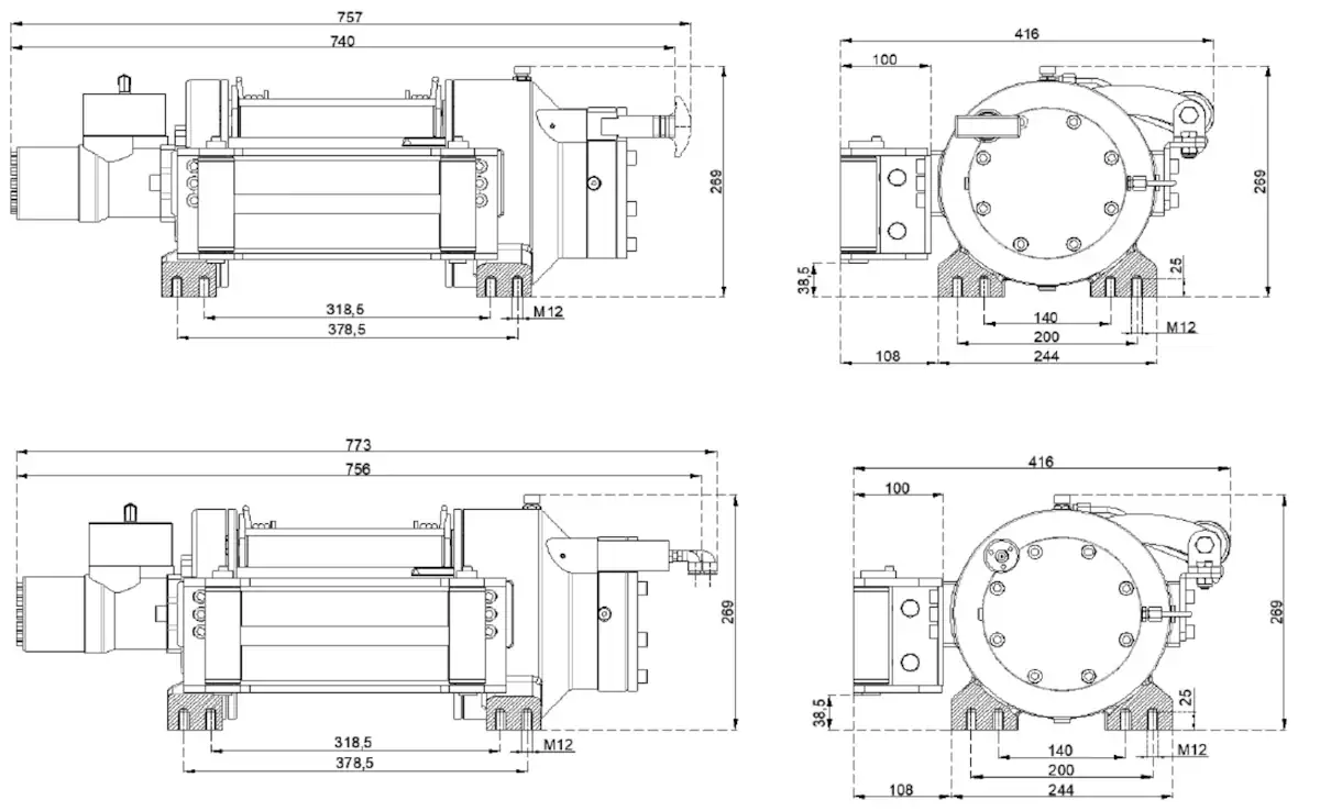 Купить лебедку HMW 5.8 PHT