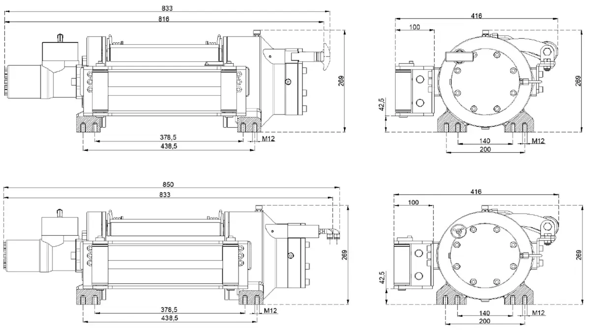 Купить лебедку HMW 6.8 PHT-ST