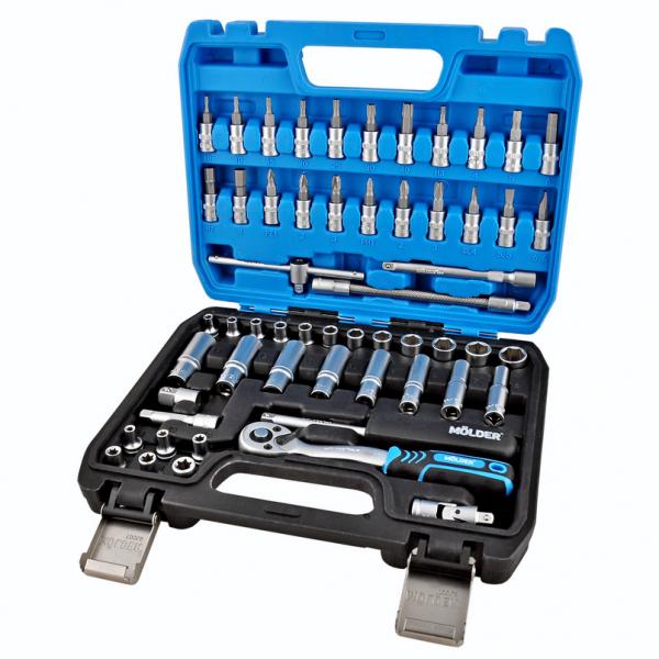 Professional set of tools in the Mölder Case 1/4 "72 T, CR-V, 56OD.