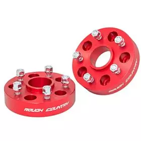 Wheel spacers RED 38mm Rough Country - Jeep Wrangler JK 07-18