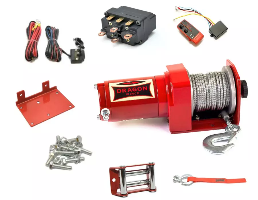 Лебідка для квадроцикла електрична Dragon Winch DWM 2500 ST