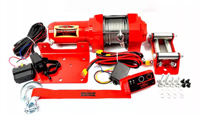 Quadrocycle winch Electric Dragon Winch DWM 3500 ST