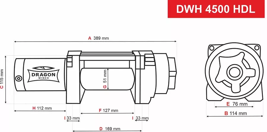 купити лебідку на квадроцикл DWH 4500 HDL