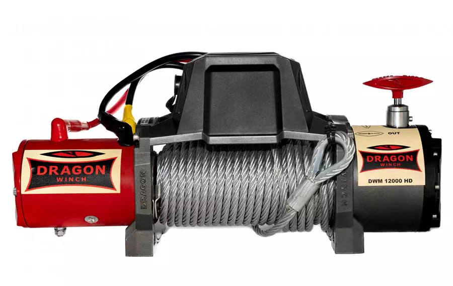 Winch Automobile Electric Dragon Winch Dwm 12000 HD 12 in a rope 20 m